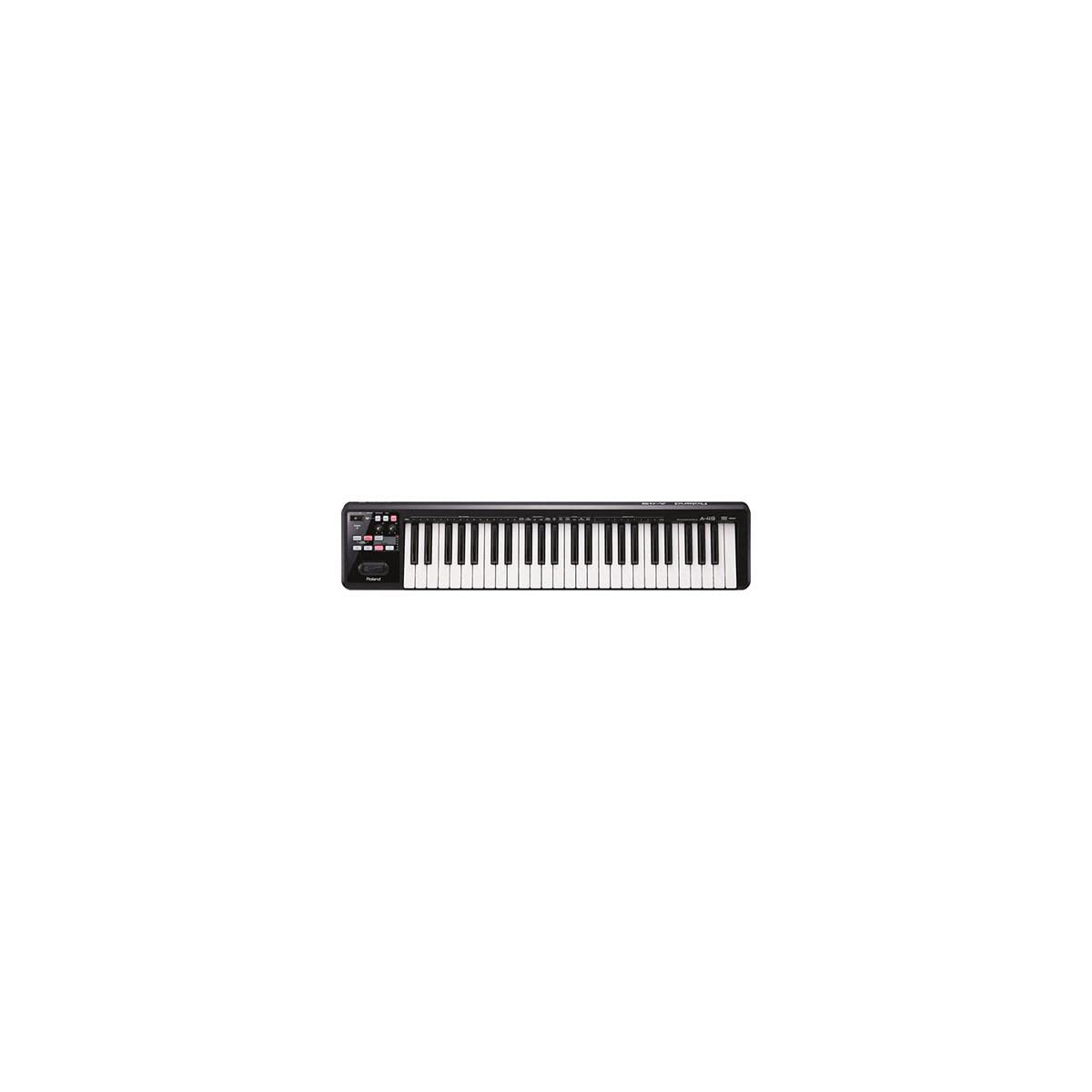 Roland A-49-BK – Clavier contrôleur MIDI 49 touches (noir)