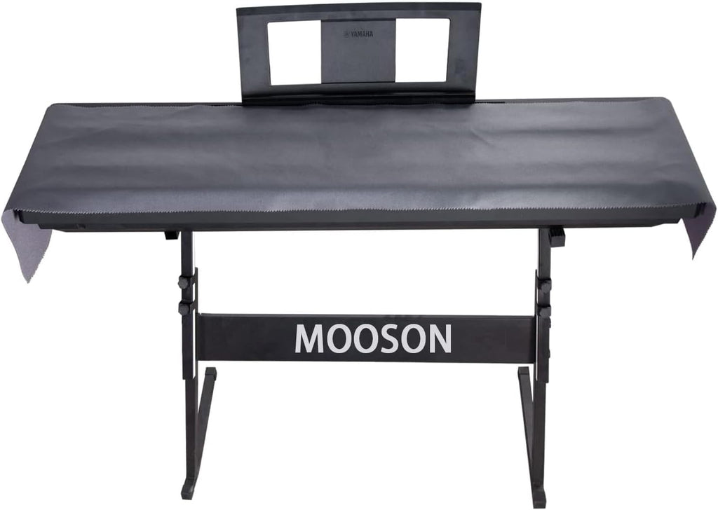 🎹 Housse de protection pour clavier / piano numérique – Cache-poussière doux et premium (noir)