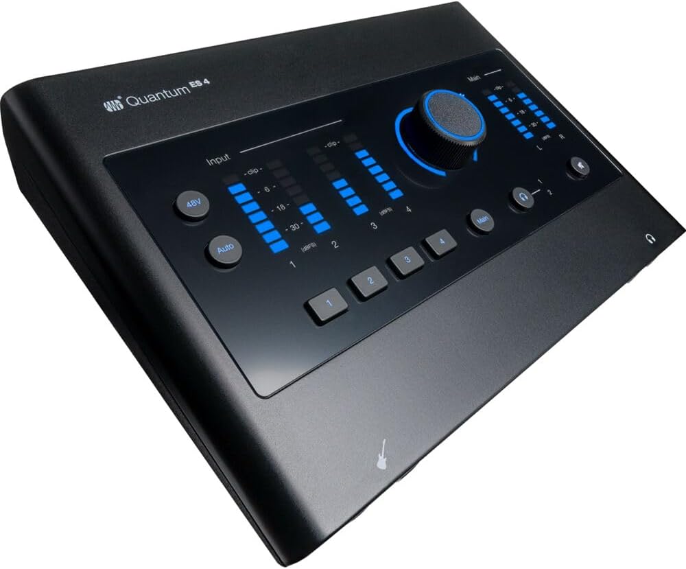 Interface audio PreSonus Quantum ES 4 – 4 entrées, qualité studio 24-bit / 192 kHz avec Studio One Pro inclus