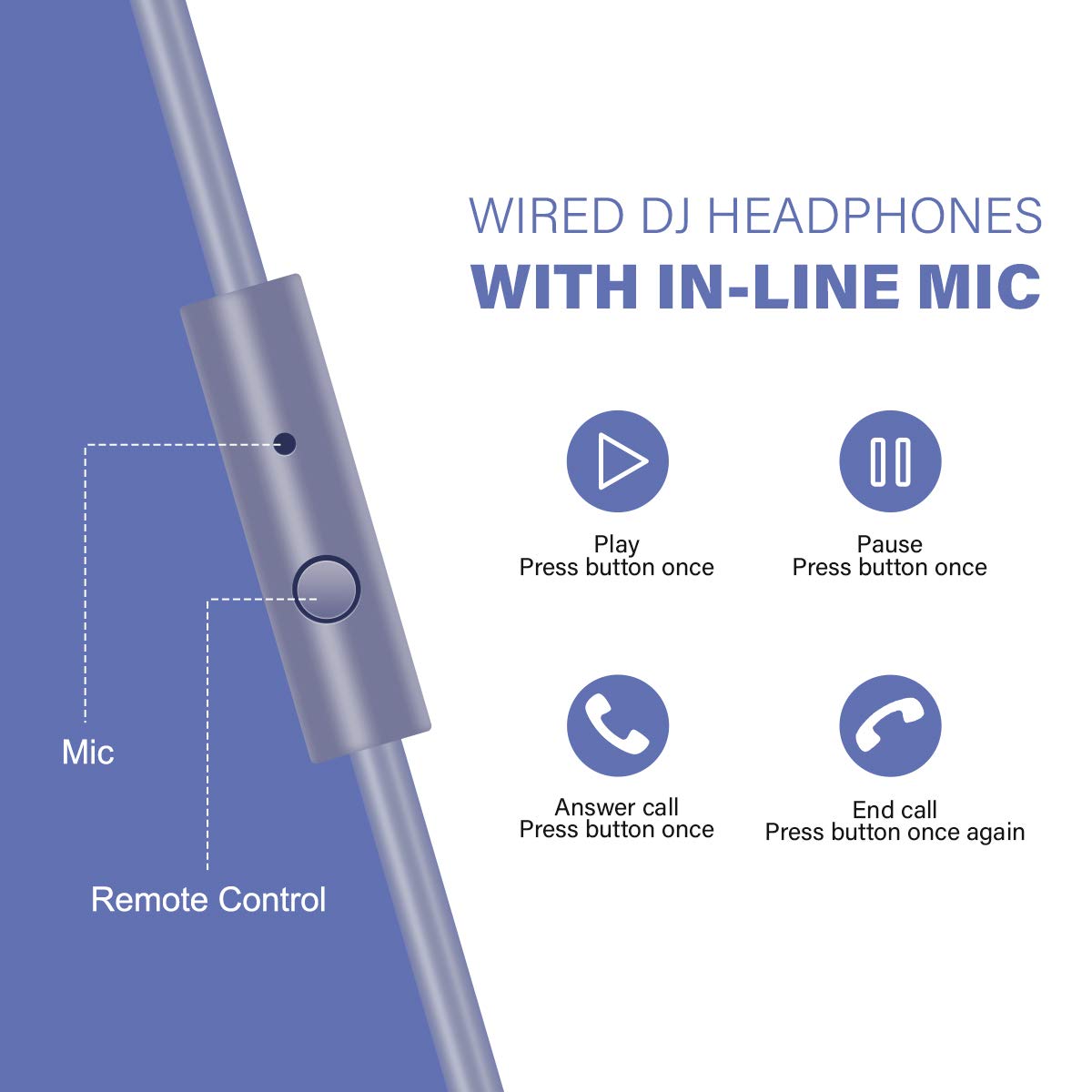 🎧 OneOdio Pro-10 – Casque filaire circum-aural pour studio, DJ et monitoring