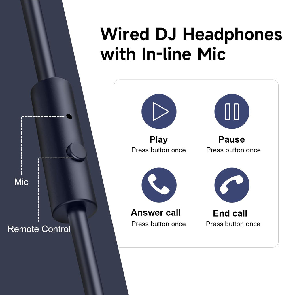 🎧 OneOdio Pro-10 – Casque filaire circum-aural pour studio, DJ et monitoring