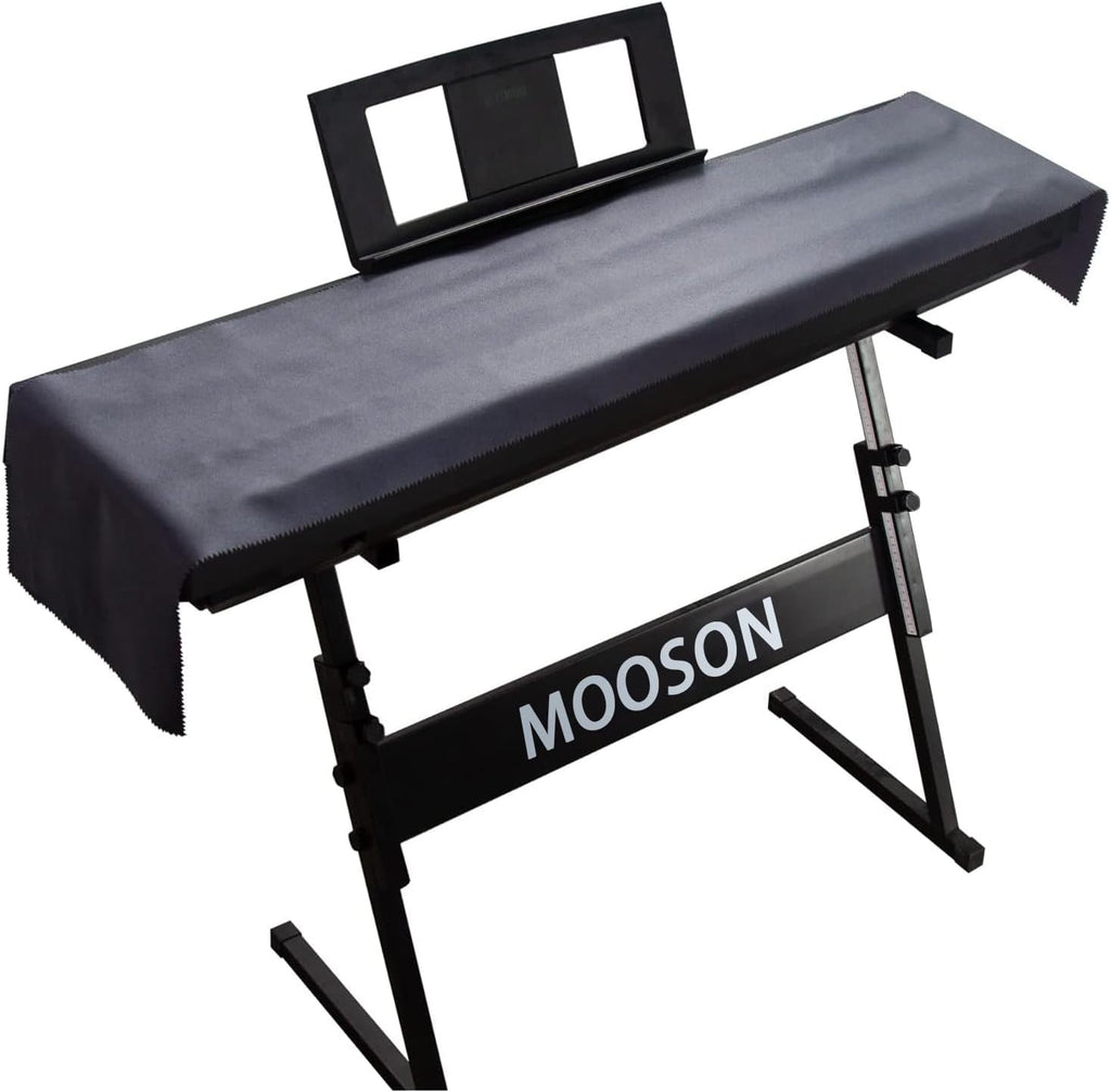 🎹 Housse de protection pour clavier / piano numérique – Cache-poussière doux et premium (noir)