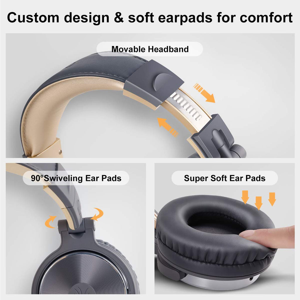🎧 OneOdio Pro-10 – Casque filaire circum-aural pour studio, DJ et monitoring