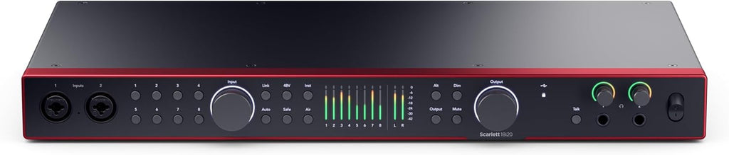 🎧 Focusrite Scarlett 18i20 4th Gen – Interface audio USB pour musiciens et créateurs