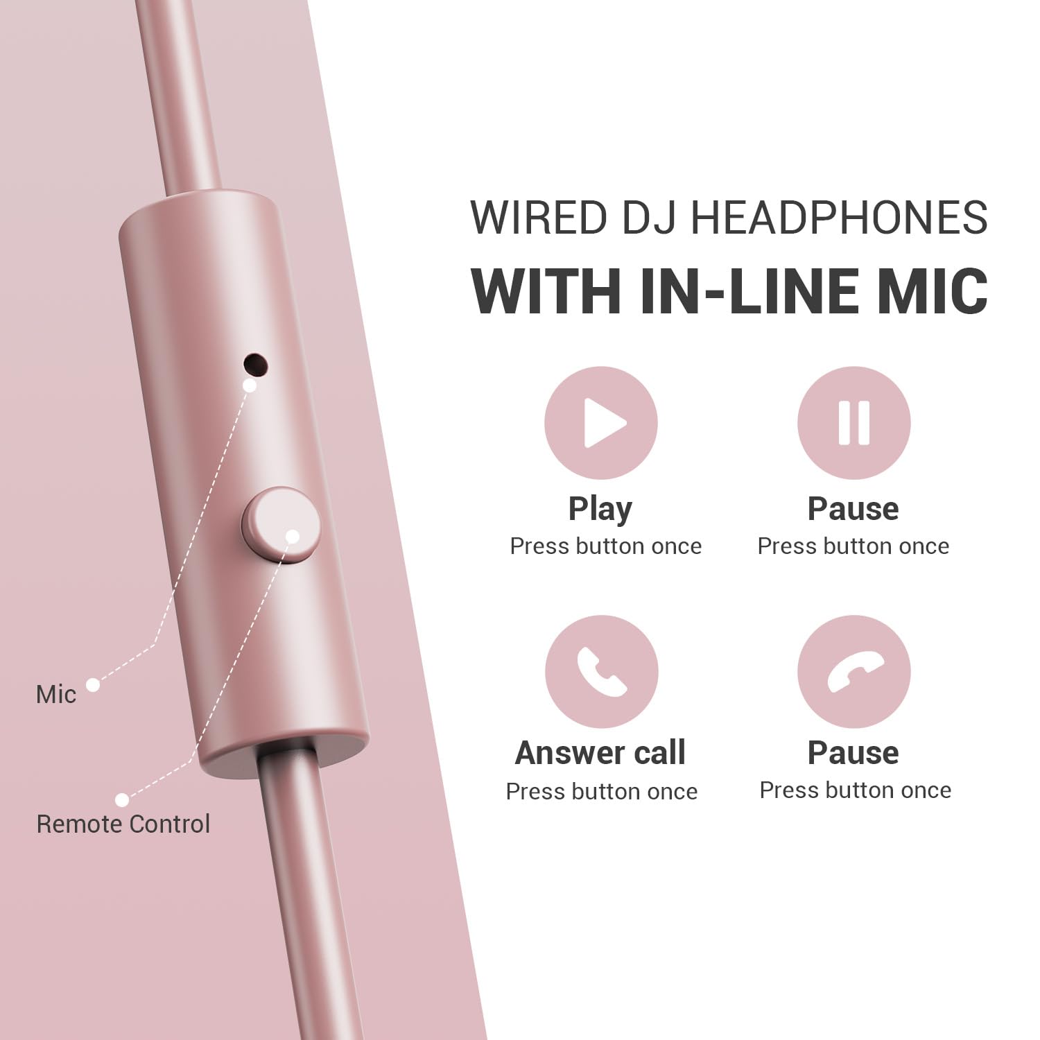 🎧 OneOdio Pro-10 – Casque filaire circum-aural pour studio, DJ et monitoring