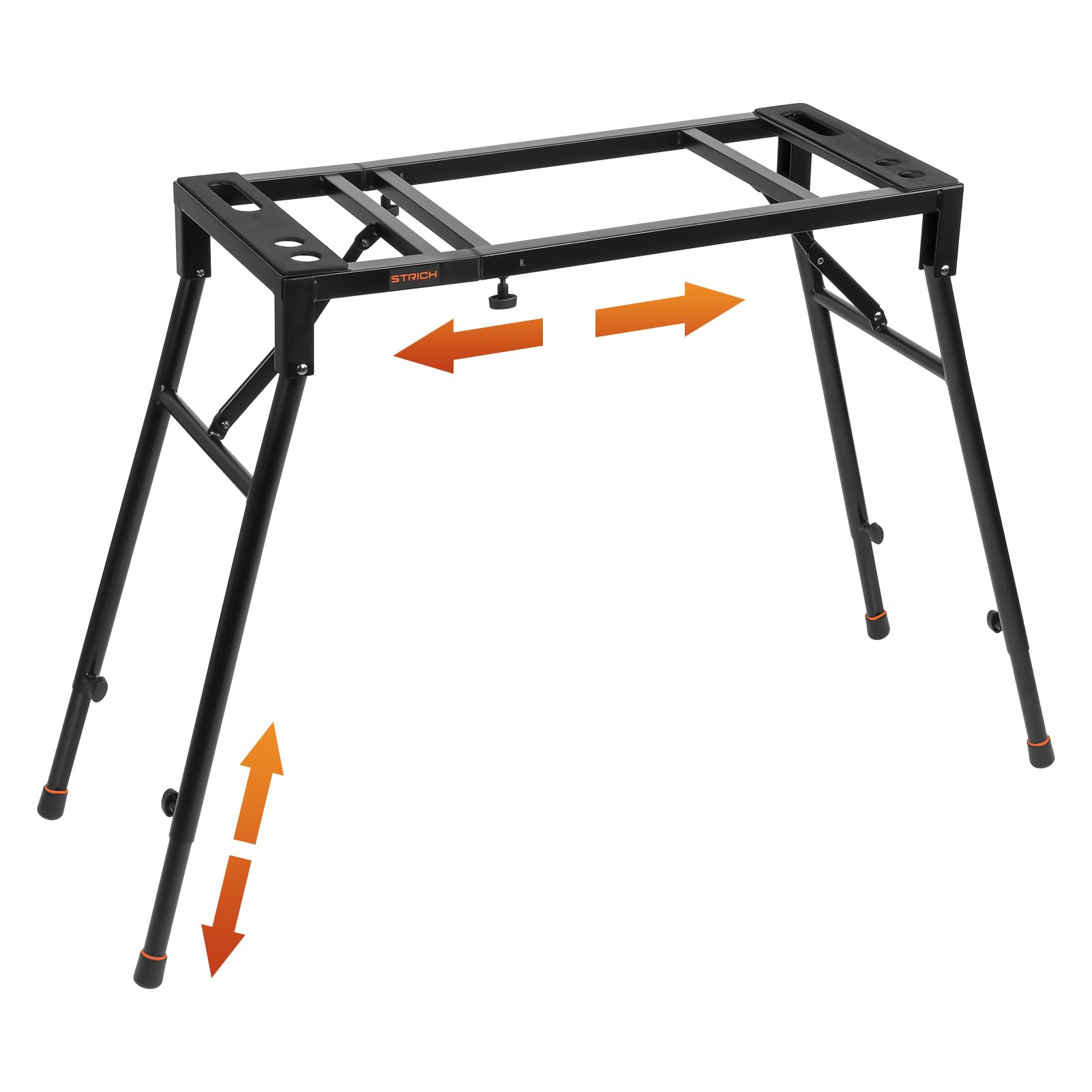 🎹 Support double pour clavier STRICH – 2 niveaux, réglable et portable