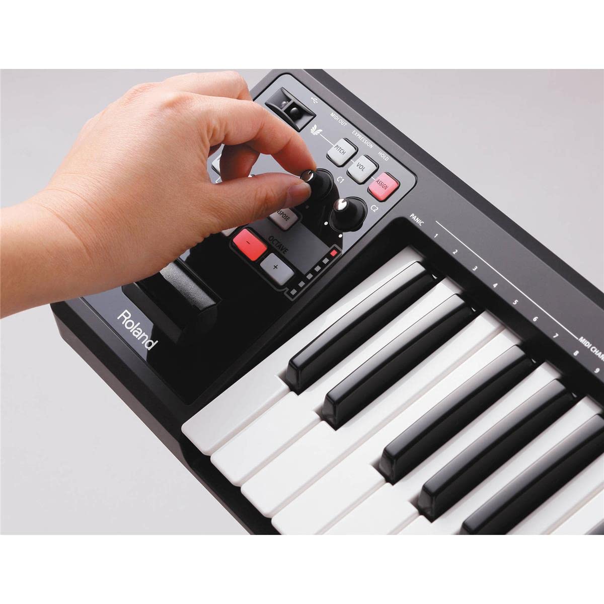 Roland A-49-BK – Clavier contrôleur MIDI 49 touches (noir)