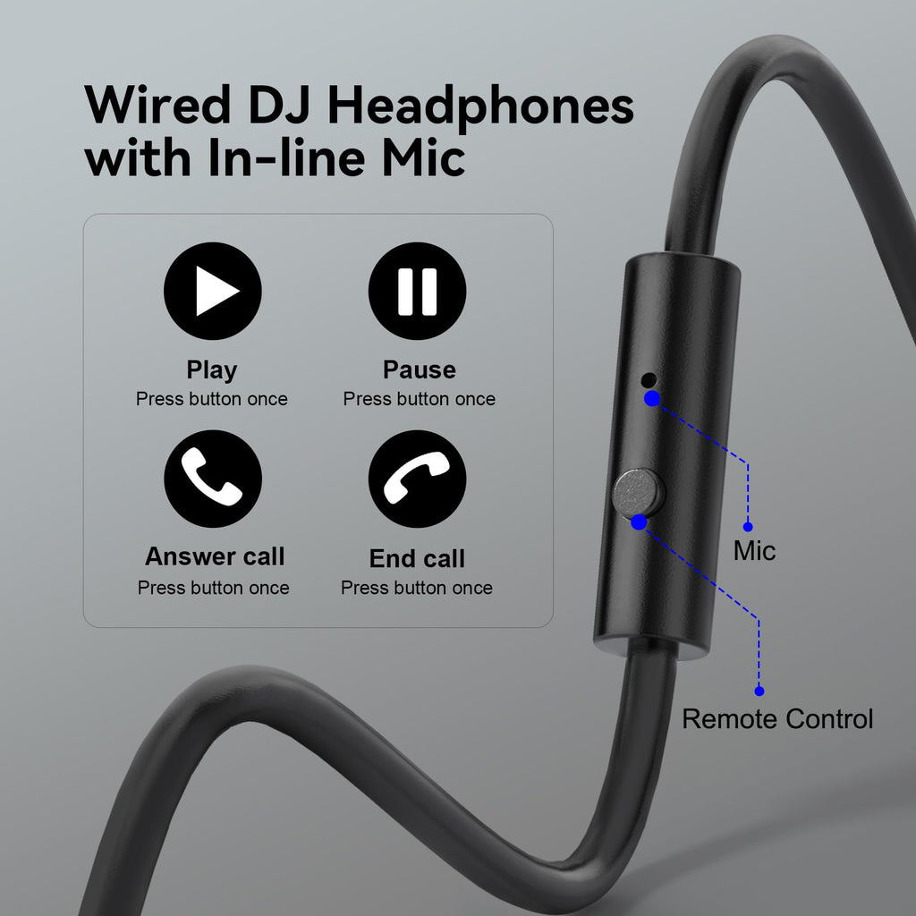 🎧 OneOdio Pro-10 – Casque filaire circum-aural pour studio, DJ et monitoring