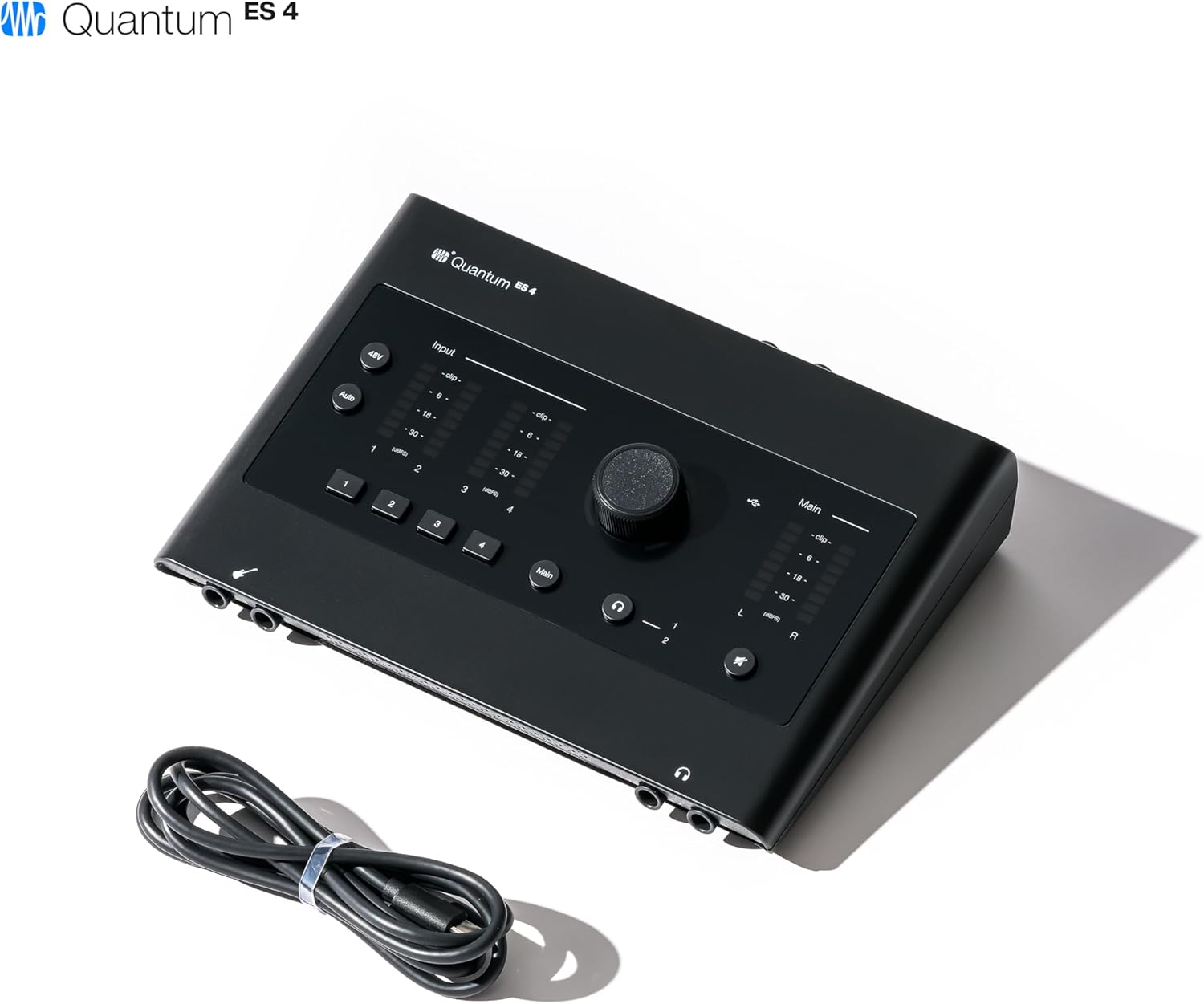Interface audio PreSonus Quantum ES 4 – 4 entrées, qualité studio 24-bit / 192 kHz avec Studio One Pro inclus