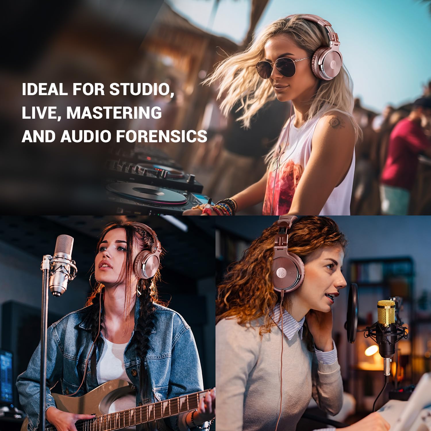 🎧 OneOdio Pro-10 – Casque filaire circum-aural pour studio, DJ et monitoring