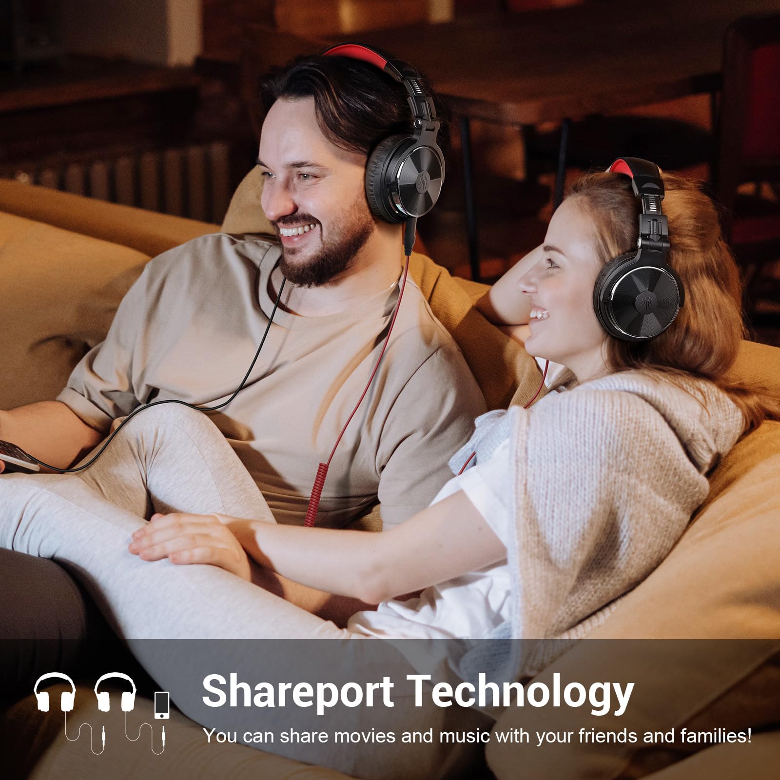 🎧 OneOdio Pro-10 – Casque filaire circum-aural pour studio, DJ et monitoring