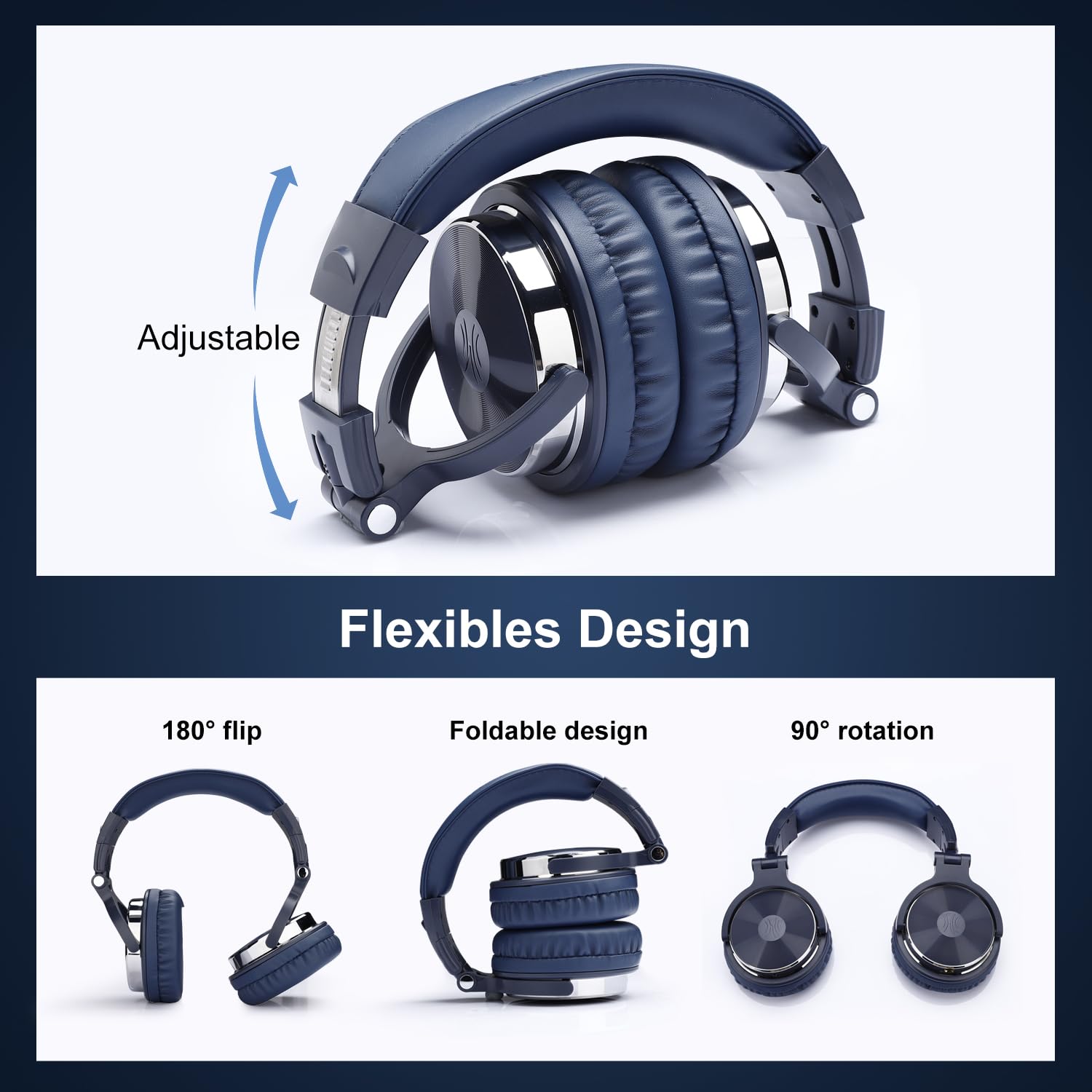 🎧 OneOdio Pro-10 – Casque filaire circum-aural pour studio, DJ et monitoring