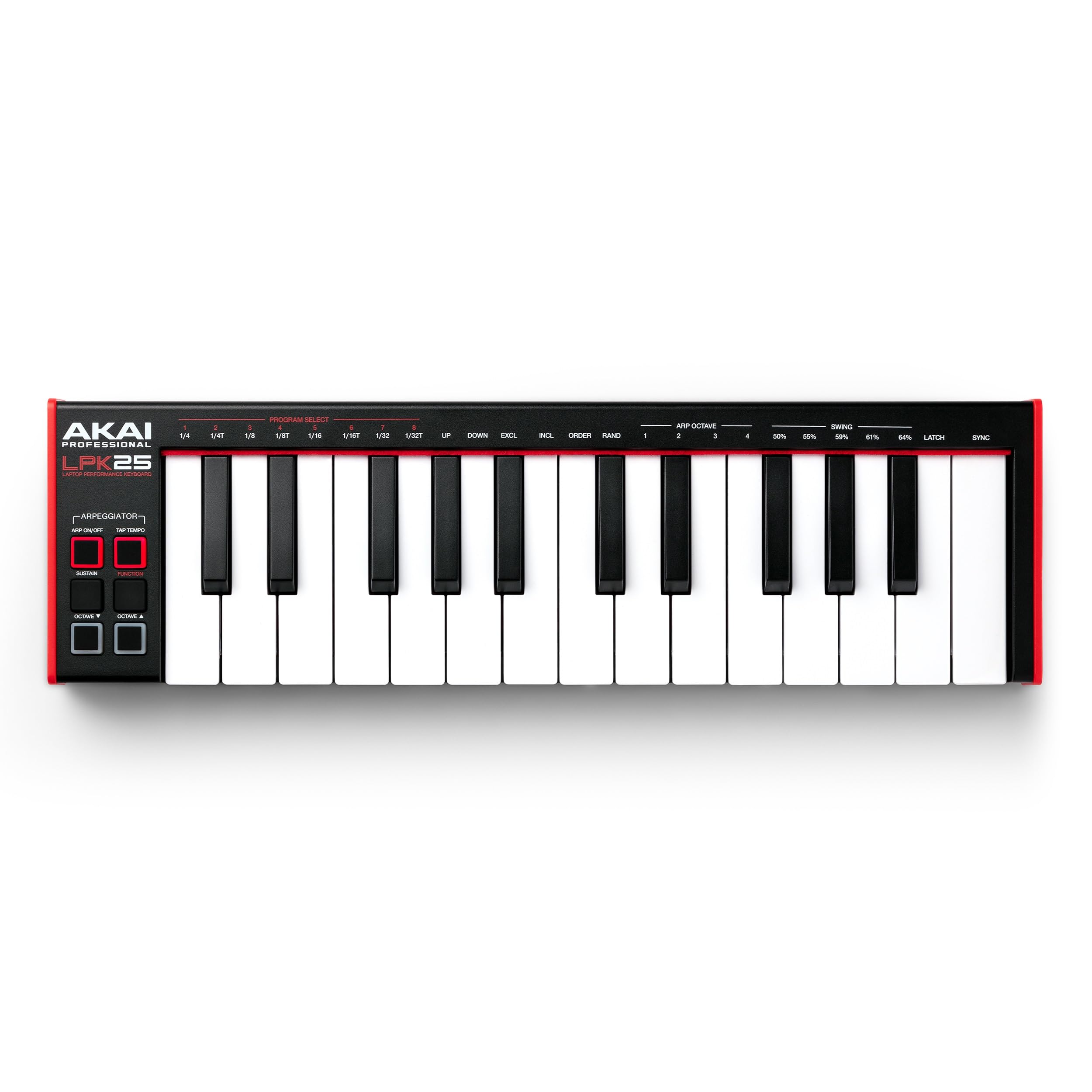Akai Professional LPK25 – Contrôleur clavier MIDI USB 25 touches compact