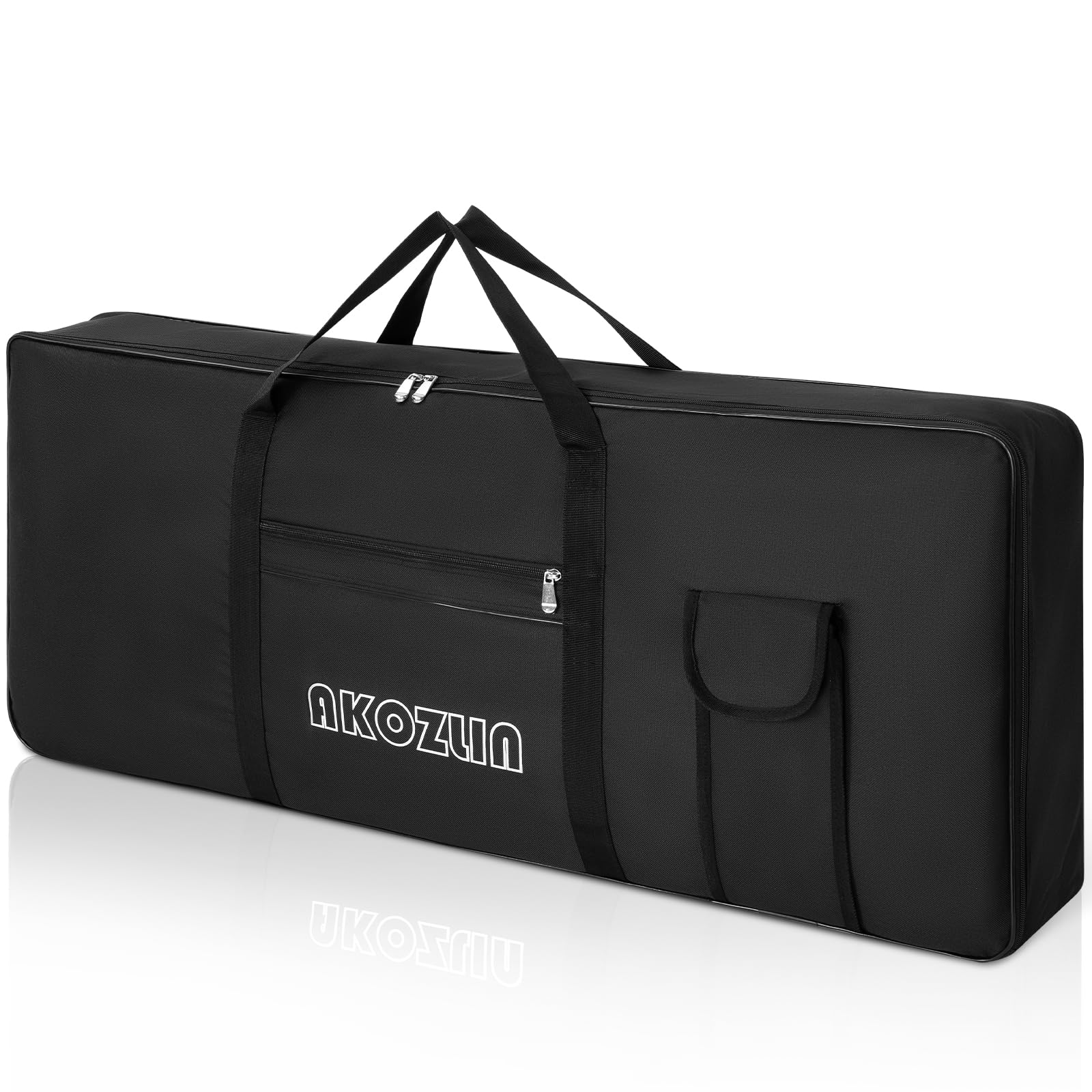 🎹 AKOZLIN – Housse de transport pour clavier 88 touches (noir), sac gig portable en tissu Oxford 600D