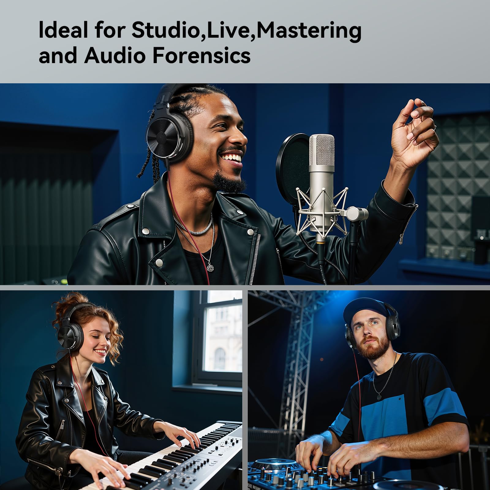 🎧 OneOdio Pro-10 – Casque filaire circum-aural pour studio, DJ et monitoring