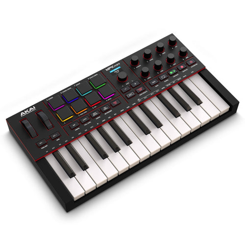 Akai MPK Mini IV – Clavier MIDI USB-C 25 touches avec pads MPC, knobs et logiciels inclus