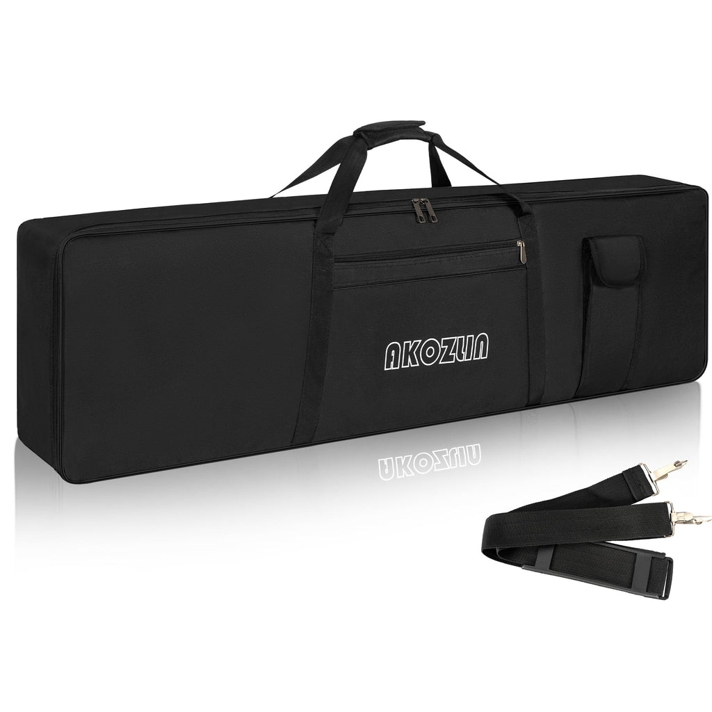🎹 AKOZLIN – Housse de transport pour clavier 88 touches (noir), sac gig portable en tissu Oxford 600D