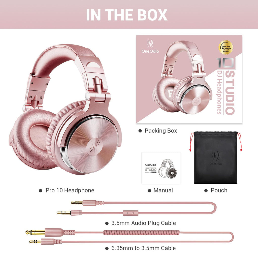 🎧 OneOdio Pro-10 – Casque filaire circum-aural pour studio, DJ et monitoring