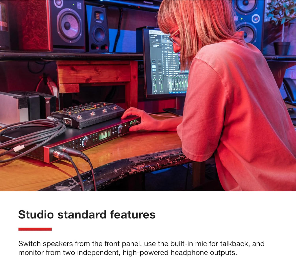 🎧 Focusrite Scarlett 18i20 4th Gen – Interface audio USB pour musiciens et créateurs