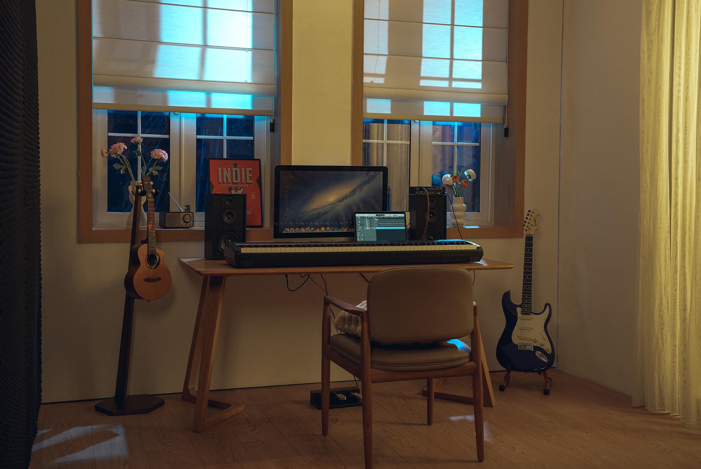 STRICH SDP-120 – Piano numérique 88 touches lestées avec haut-parleurs et connexion USB-MIDI