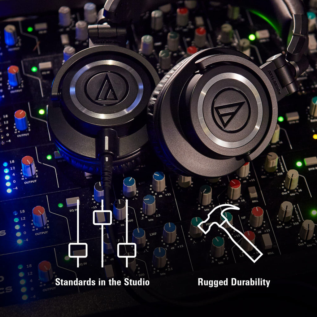 🎧 Audio-Technica ATH-M50x – Casque professionnel de monitoring