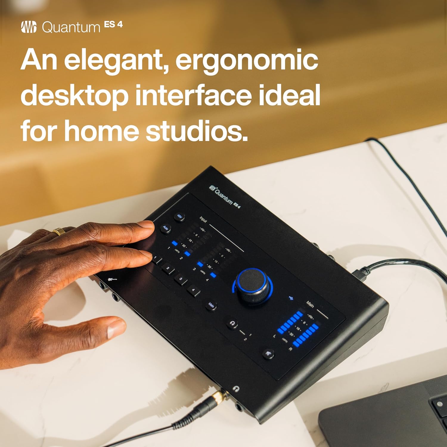 Interface audio PreSonus Quantum ES 4 – 4 entrées, qualité studio 24-bit / 192 kHz avec Studio One Pro inclus