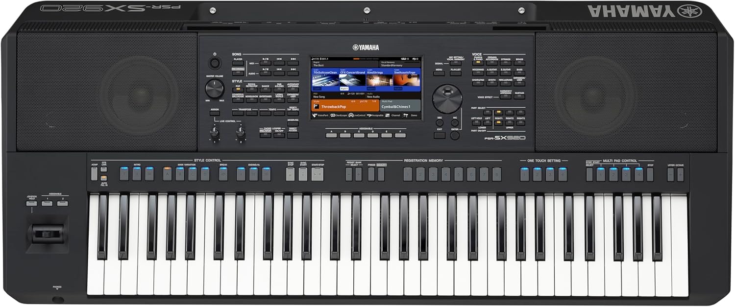 Yamaha PSR-SX920 – Clavier arrangeur 61 touches avec son premium et contrôles en temps réel
